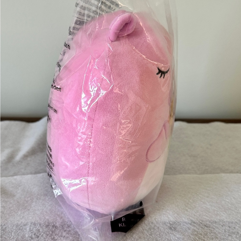 Squishmallow Enya Carrot Plush Easter Kellytoy Select Series Black Tag 8 in NWT - Picture 4 of 9